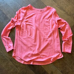 Avia Women's Long Sleeve Performance Tee in Hot Pink
